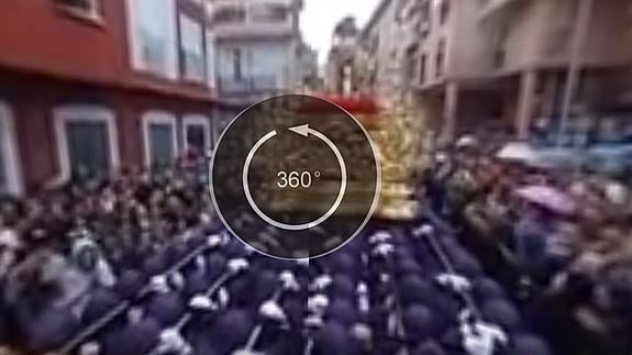 Vídeo 360º Semana Santa de Málaga: Salida de Gitanos