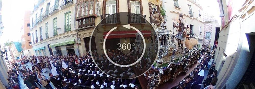 Foto 360.º: Bendición del Nazareno del Paso