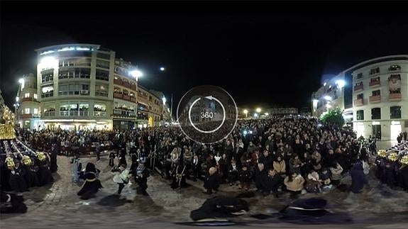 Vídeo 360º: bendición del Nazareno del Paso