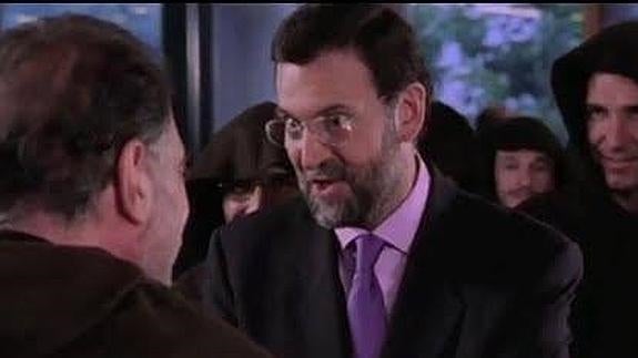 Rajoy hizo un cameo en la serie televisiva ‘Jacinto Durante, representante’. 