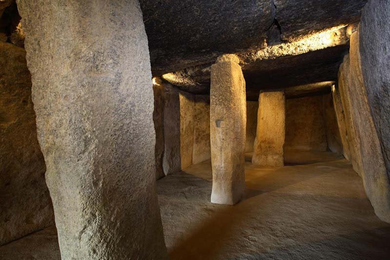 Interior del recinto arqueológico. 