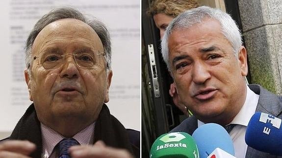 Miguel Bernard (izquierda) y Luis Pineda en una imagen de archivo.