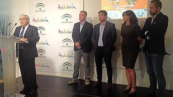 Un momento de la presentación del evento hoy en Turismo Andaluz. 