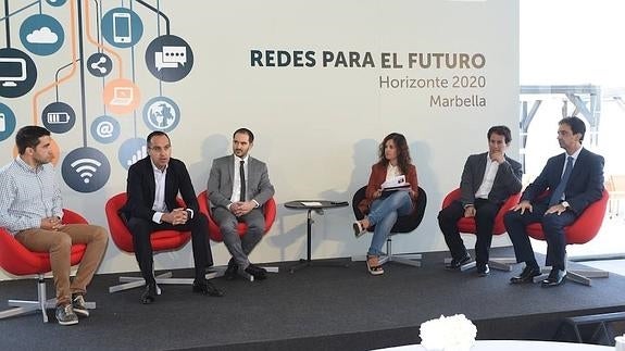 Joaquín Cuenca, Francisco Casillas, Juan Miguel Taboada, Nuria Triguero, Javier Butragueño y Gerardo Gómez.