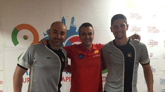 Javi Castillo, Sánchez Cañete y Salva Patricio