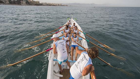 Los jabegotes del Torremolinos, en pleno esfuerzo en ‘La Marea’