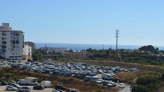 Imagen de los terrenos donde se ha previsto el nuevo centro de salud de Nerja.