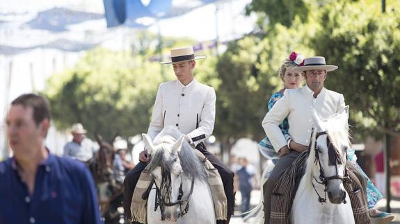 Los equinos son los protagonistas de las tardes en el real. 