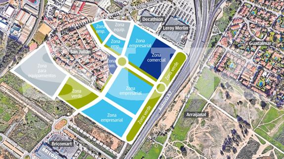 El riesgo de inundación condiciona un proyecto empresarial junto a San Julián