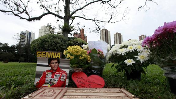 Ayrton Senna, «el rey» de Sao Paulo