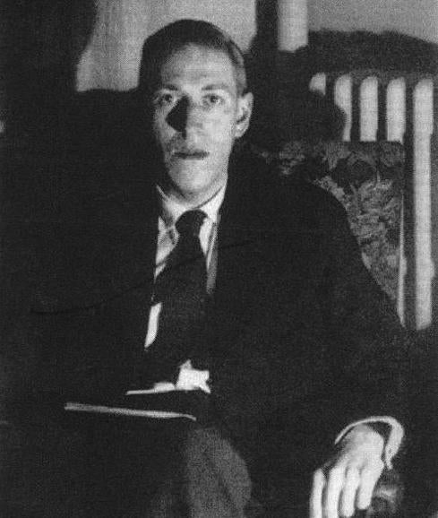 Retrato de H. P. Lovecraft incluido en el libro de GasMask. 