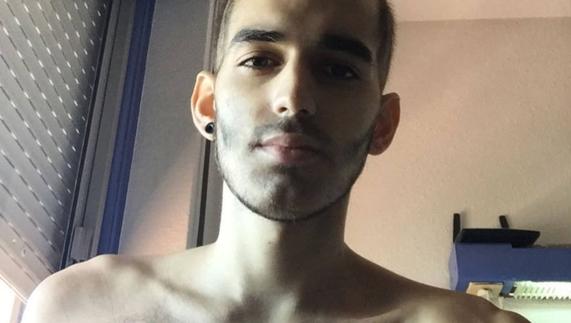 Pablo Ráez, en la fotografía que colgó ayer en Facebook. 