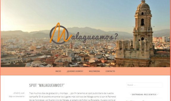 En www.malagueamos.wordpress.com ofrecen información de la ciudad. :: sur