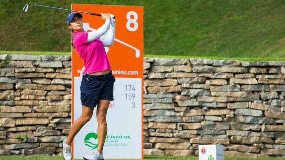 Azahara Muñoz, durante su participación.