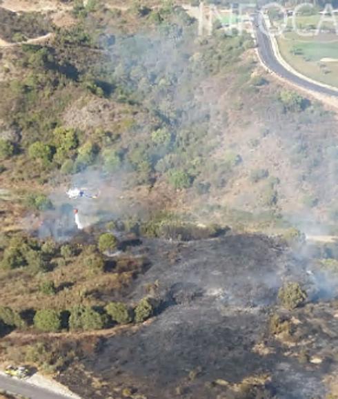 Controlado el incendio forestal declarado en Benahavís