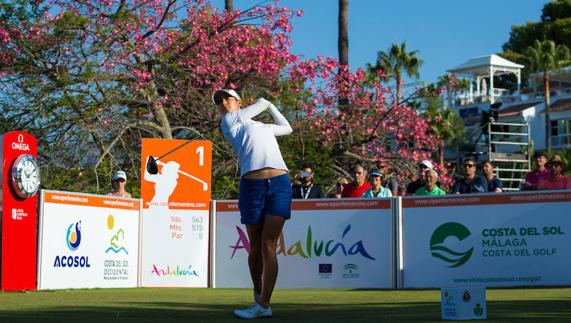 Azahara Muñoz llega segunda a la última jornada del Open de España