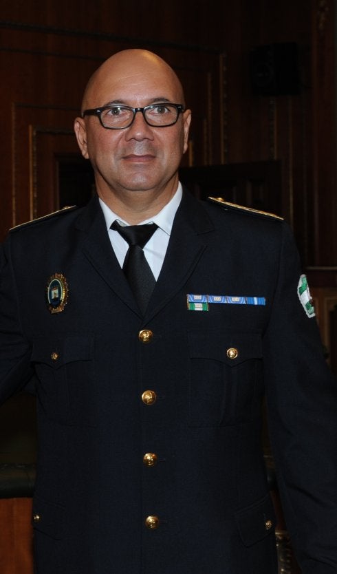 Santiago Montero, en un acto oficial del Ayuntamiento. 