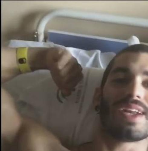 Pablo Ráez, en la grabación que ha compartido en redes sociales.