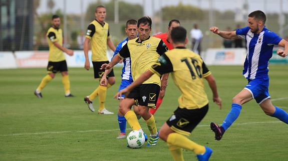 El Marbella controló bien el partido hasta los últimios minutos. 