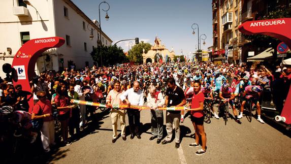 Antequera ya fue la salida de la novena etapa de la Vuelta en 2013.