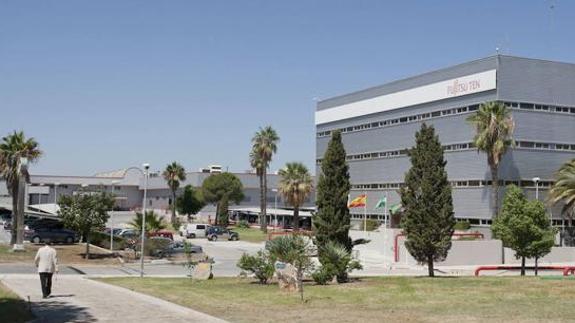 La planta de Fujitsu Ten en Málaga. 