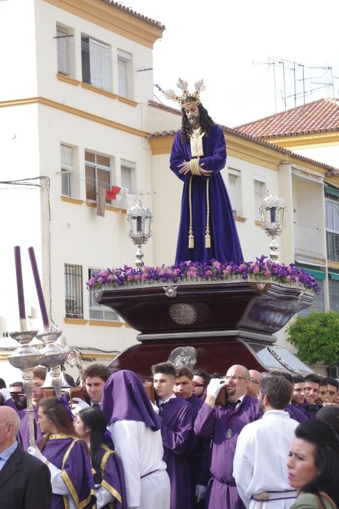 Jesús de Medinaceli en su salida procesional de este año. 