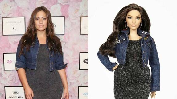La Barbie inspirada en Ashley Graham lleva un conjunto que ya lució la modelo.
