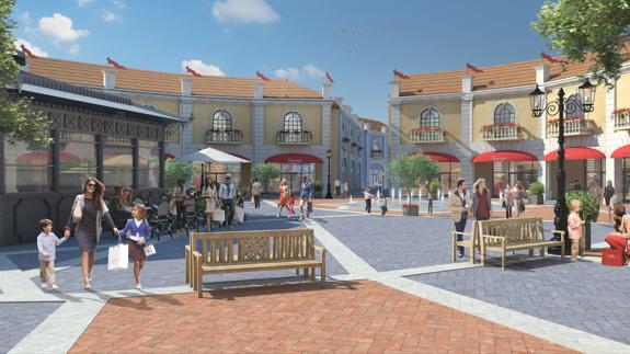 El outlet de lujo de Plaza Mayor empieza su construcción a comienzos de 2017