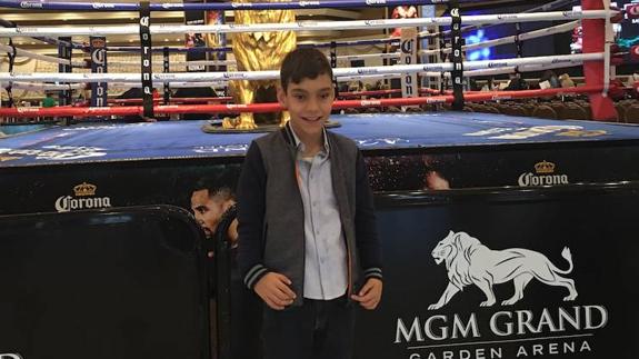 Adrián Martín ha podido hacer algo de turismo por Las Vegas.