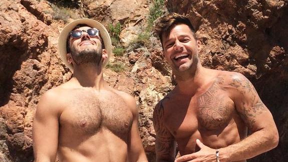 Jwan Yosef y Ricky Martin se conocieron hace un año, aunque salen juntos desde enero.