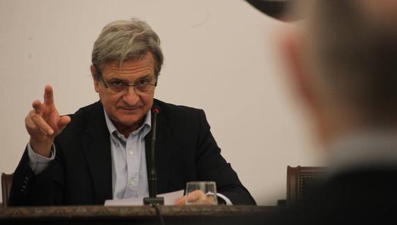Moreno Peralta, en la Sociedad Económica de Amigos del País.