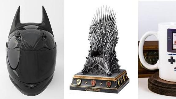 El casco de Batman, el Trono de Hierro y la taza de Game Boy se situán entre los más artículos más comprados.