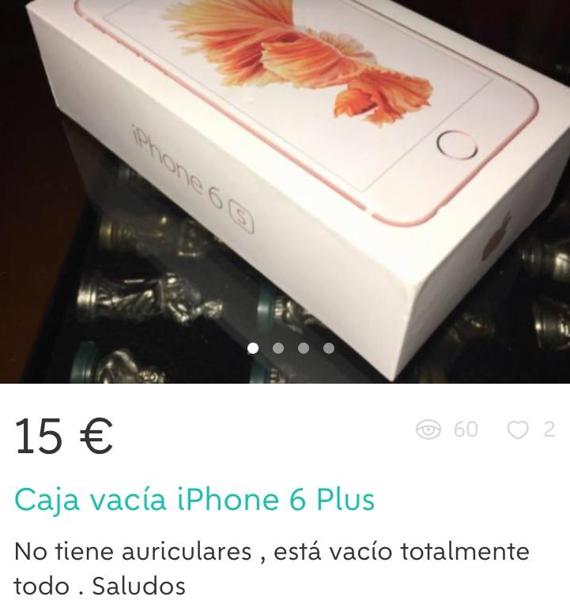 Llega la moda de vender cajas vacías