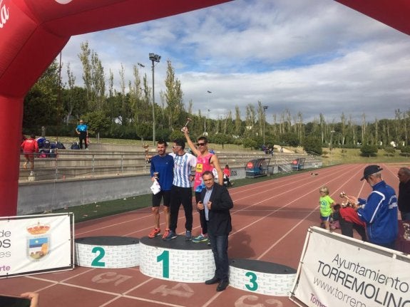 Dani Pérez y Rocío Sibajas se imponen en el Cross de Torremolinos