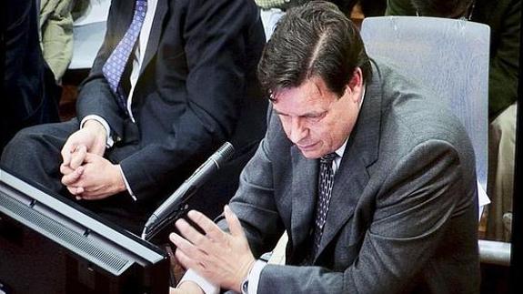 Juan German Hoffmann durante el juicio 