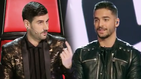 La pulla de Melendi a Maluma en 'La Voz' a cuenta de su ex