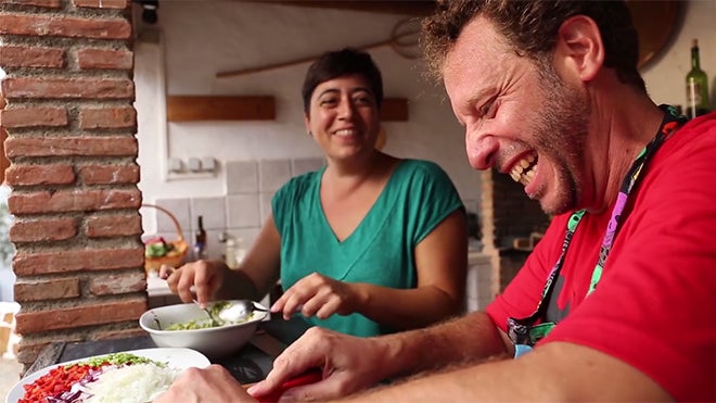 Ana y Fede adoptaron esta idea de un amigo holandés. 