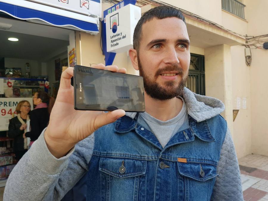 Jesús Carballo ha sido agraciado con un décimo del 59444.