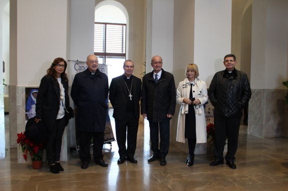 Gemma del Corral, Cardenal Fernando Sebastián, Jesús Catalá, Francisco de la Torre, Inmaculada Román y José Sánchez.
