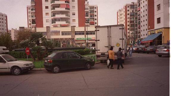 Imagen de archivo de la plaza Basconia, donde se han vendido los cupones. 