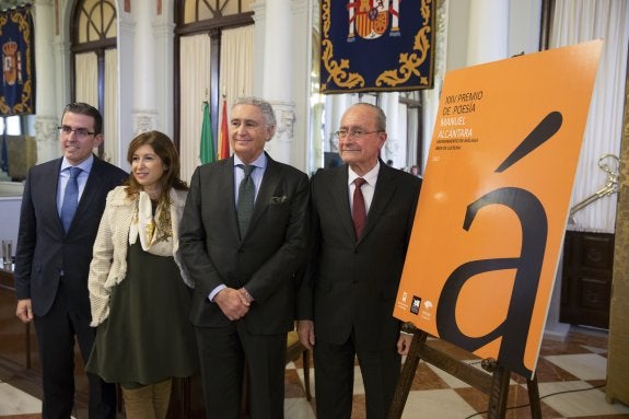 Sergio Corral, Gemma del Corral, Antonio Pedraza y Francisco de la Torre. 