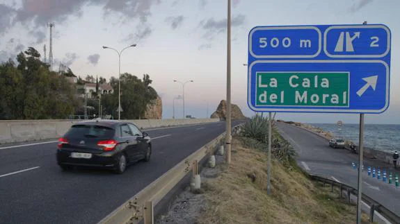 Lugar del último accidente mortal del pasado viernes, en la zona de La Araña.