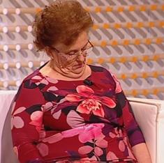 Eloísa se quedó dormida en plató.