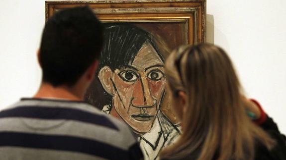 Una de las obras del Museo Picasso Barcelona.