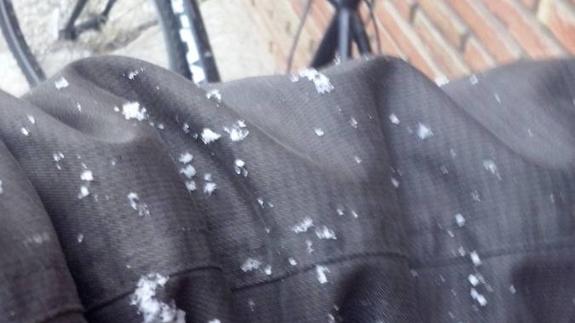 Cinarra, así se llama la 'nieve' que cayó ayer en Málaga capital