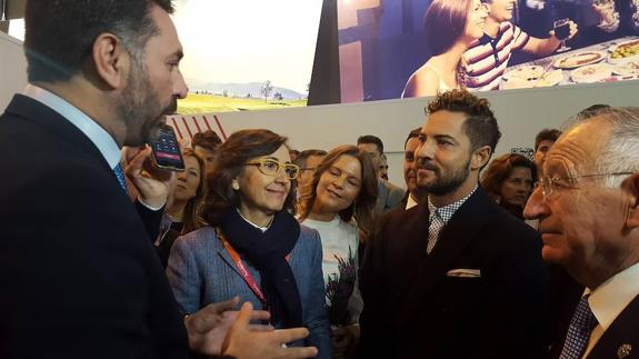 David Bisbal ha visitado hoy Fitur