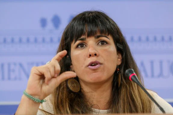 Teresa Rodríguez, coordinadora general de Podemos Andalucía. :: efe
