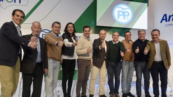 Imagen de la Convención del PP andaluz 'Andalucía On' celebrada en el Palacio de Exposiciones y Congresos de Granada.