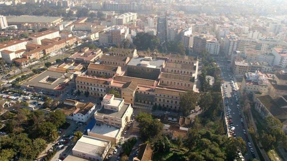 Vista aérea del Hospital Civil.