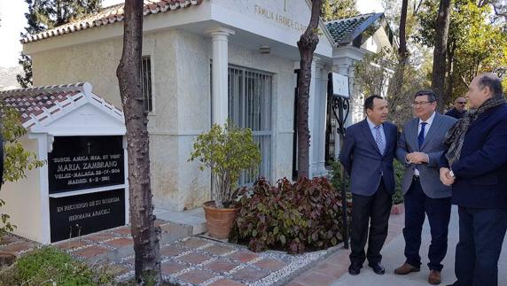 Un momento del acto de esta mañana